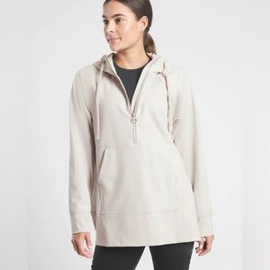 Athleta Glacier Handkerchief Poncho Hoodie